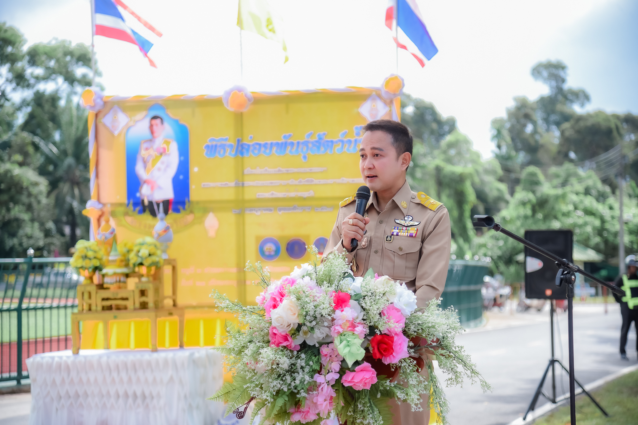 พิธีปล่อยพันธุ์สัตว์น้ำ
เนื่องในวันเฉลิมพระชนมพรรษา พระบาทสมเด็จพระปรเมนทรรามาธิบดีศรีสินทรมหาวชิราลงกรณ พระวชิรเกล้าเจ้าอยู่หัว 28 กรกฎาคม พุทธศักราช 2568 
โดยมี นายบันดาล สถิรชวาล รองผู้ว่าราชการจังหวัดสุราษฎร์ธานี เป็นประธานในพิธีในการปล่อยพันธุ์สัตว์น้ำ และมีหัวหน้าส่วนราชการต่างๆ ณ สนามกีฬาเทศบาลเมืองเวียงสระ