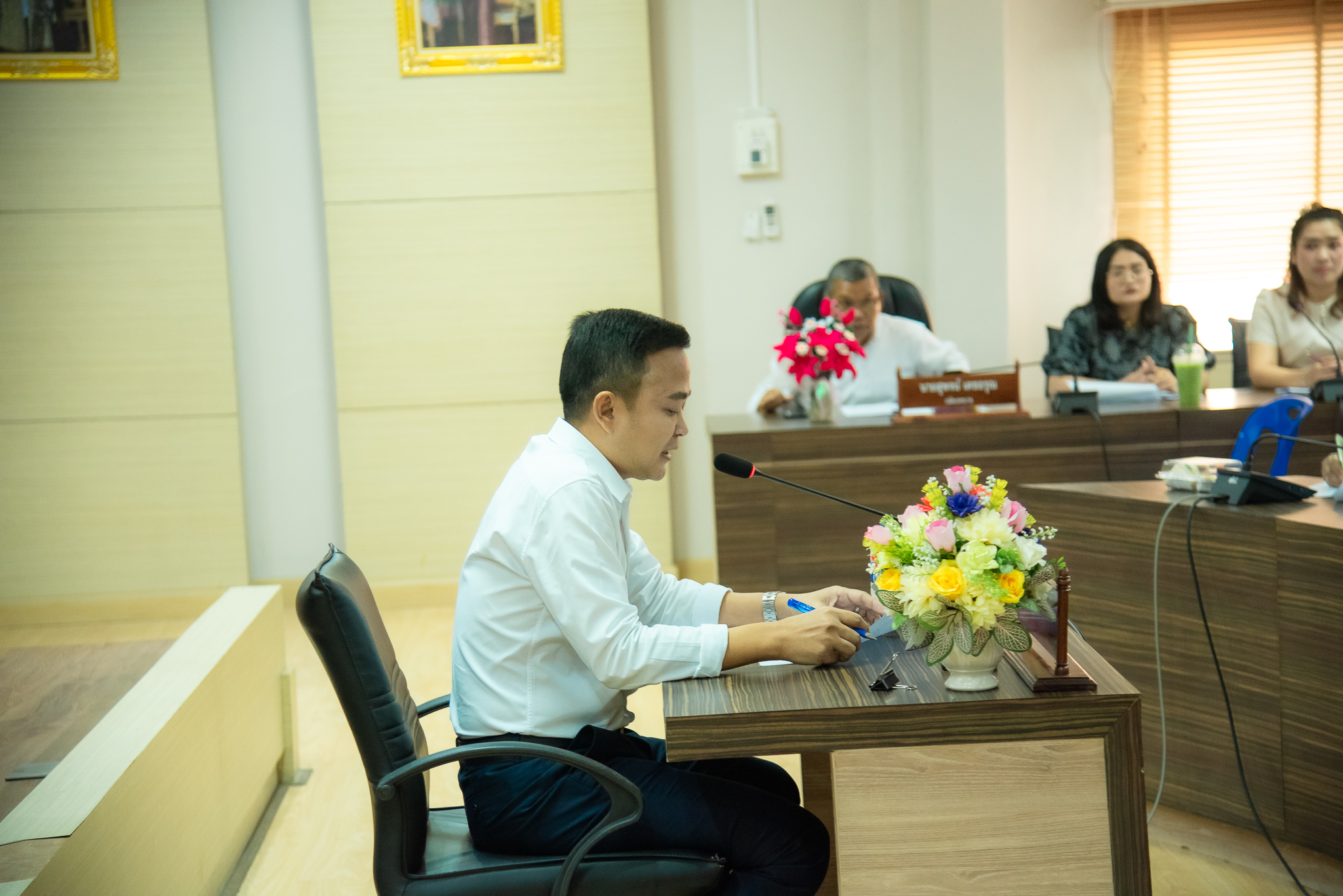 การประชุมประชาคมท้องถิ่น และคณะกรรมการพัฒนาเทศบาลเมืองเวียงสระ ครั้งที่ 1/2569
วันอังคาร ที่4 พฤศจิกายน 2568 เวลา 10.00 น.
ณ ห้องประชุมสภาเทศบาลเมืองเวียงสระ
