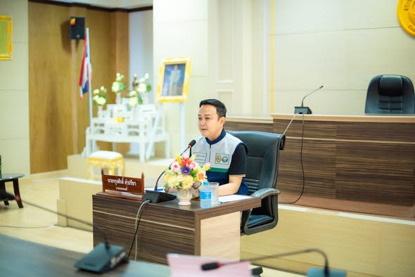 การประชุมคณะกรรมการกองทุนหลักประกันสุขภาพ เทศบาลเมืองเวียงสระ